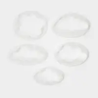 Формы для вырезания теста и мастики Доляна, набор 5 шт., 7.8&times;4.6&times;1 см, пластик, белые