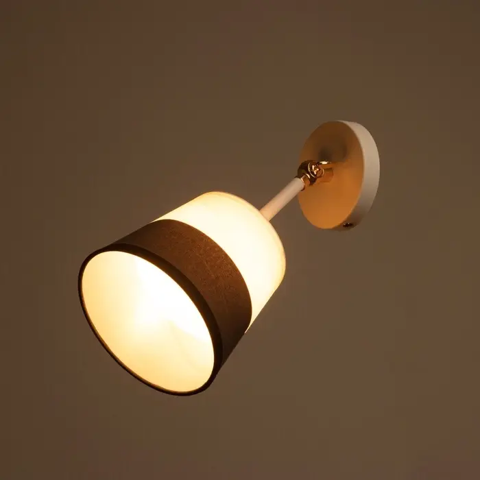 Бра &laquo;Селена&raquo; Е27 40 Вт бело-золотой 14&times;14&times;11 см