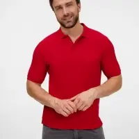 Рубашка поло унисекс Upswing, красная, размер 3XL