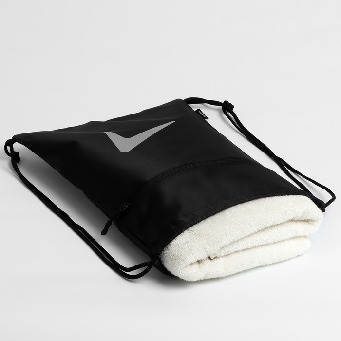 Сумка для мокрых вещей, 42*32 см, цвет черный Сумка для мокрых вещей, 42*32 см, цвет черный