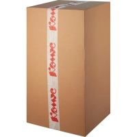 Ведро мусорное пластик 15л прям сер с черн крышк-маят мрамор 260х460х250мм