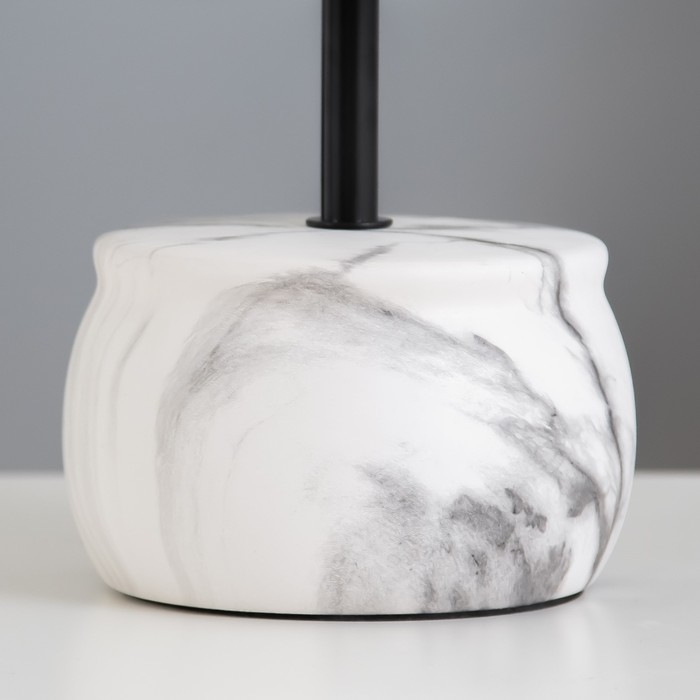 Настольная лампа Настольная лампа "Энель" E14 40Вт бело-серый 18,5х18,5х32 см RISALUX