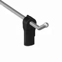 Датчик Stop Lock 4×2×1,5 см, d отверстия 4 мм, цвет чёрный