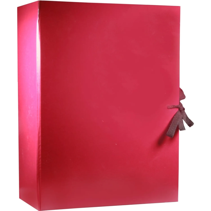 Папка архивная складная 120мм  бордо