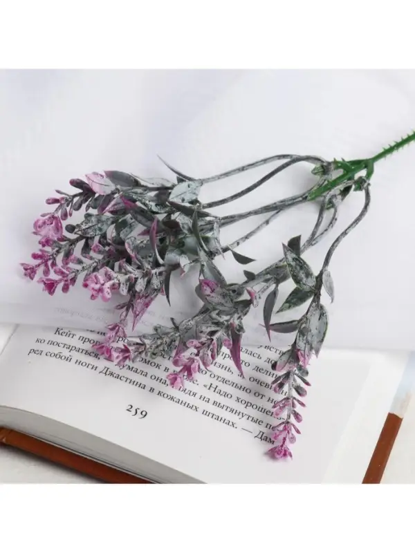 Букет искусственный «Чабрец», 23 см, МИКС Букет искусственный «Чабрец», 23 см, МИКС