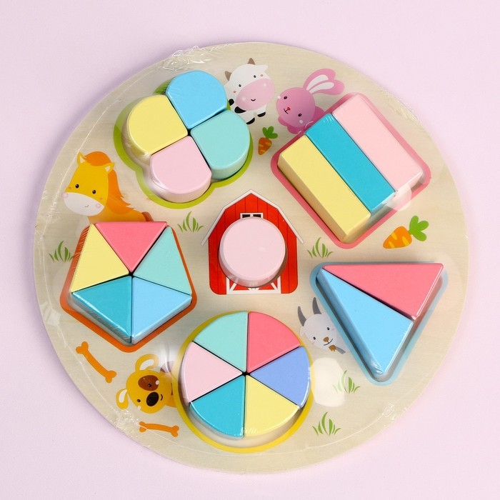 Головоломка деревянная «Нежность», 22×22×2.5 см