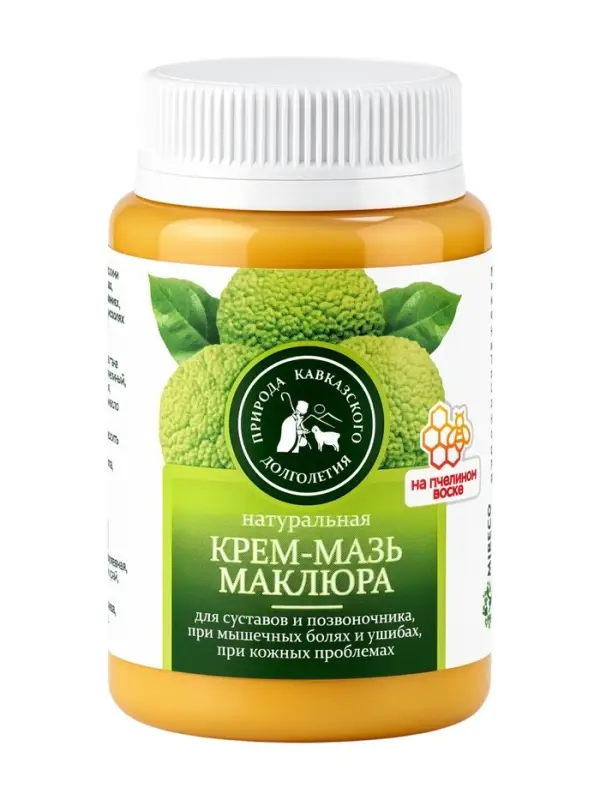 Крем-мазь маклюра &laquo;Природа кавказского долголетия&raquo;, лечебная, пластик, 100 мл