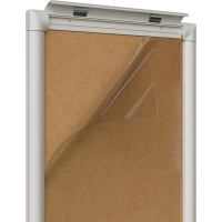 Рамка A3 Attache пласт.клик-профиль, углы прямоугольные, цвет серый