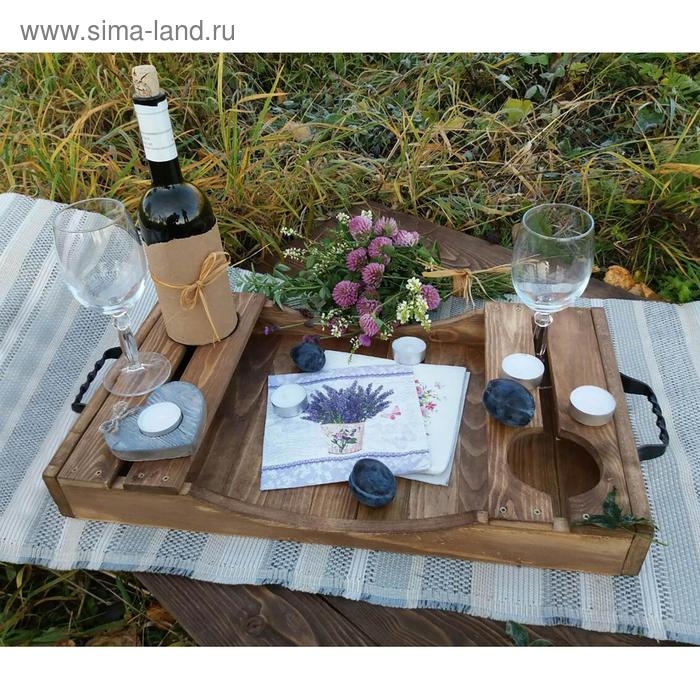 Поднос для вина «Выдержка», 53,5×31×8,5 см Поднос для вина «Выдержка», 53,5×31×8,5 см