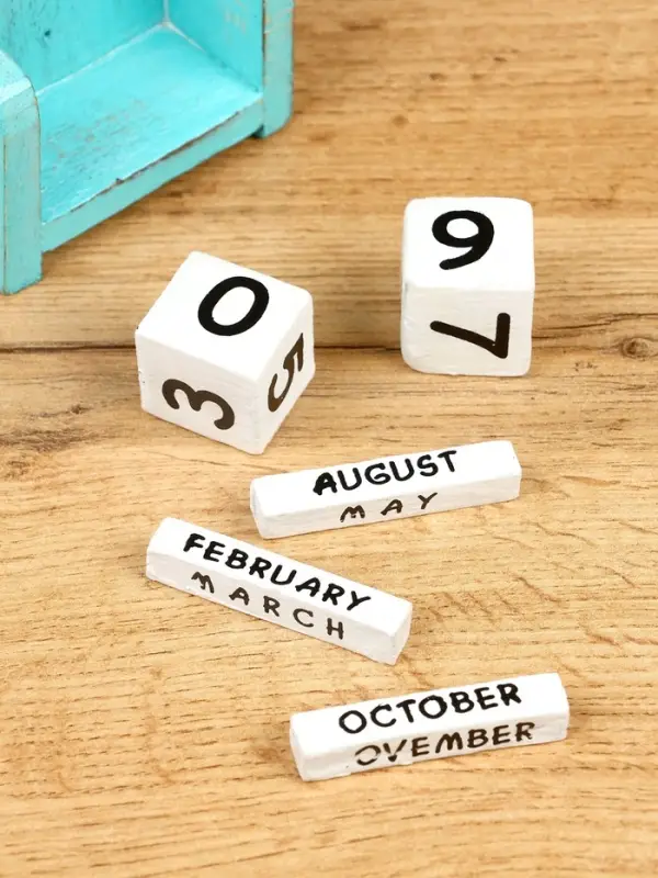 Календарь настольный «Морская звезда», 10.5×7.5×4 см, дерево