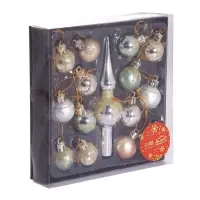 Ёлочные игрушки &laquo;Сочельник. Сияние&raquo;, новогодние, набор 15 шт.