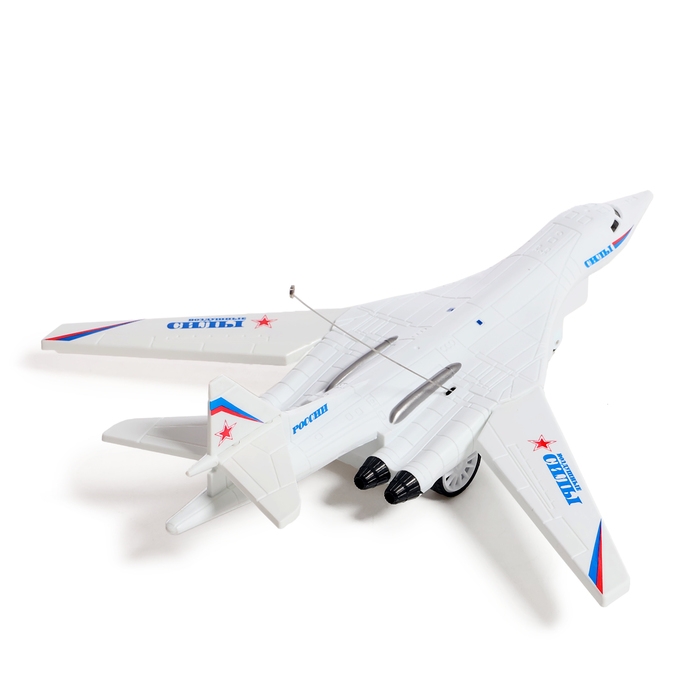 Самолет на радиоуправлении «Бомбардировщик», работает от батареек Самолет на радиоуправлении «Бомбардировщик», работает от батареек