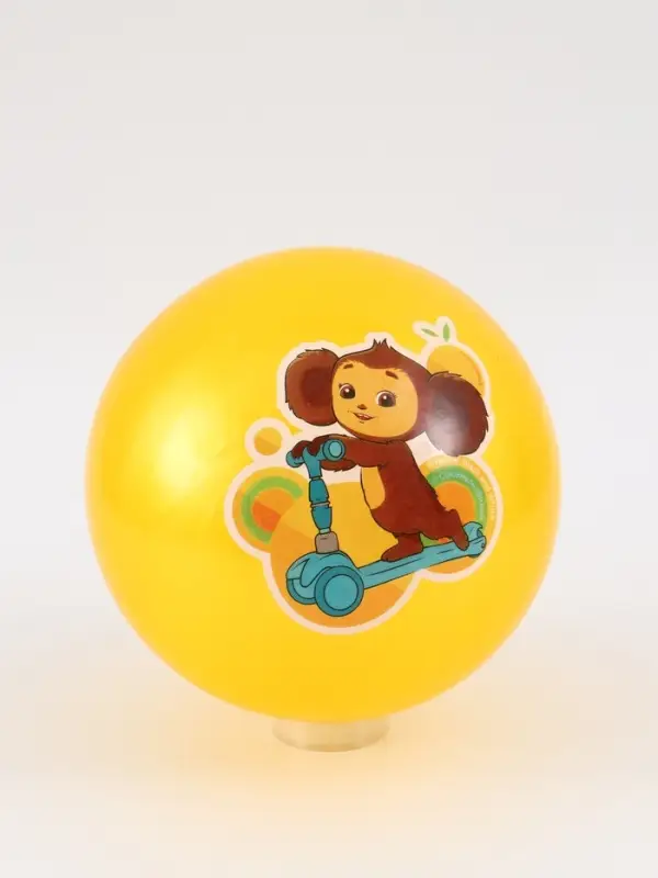 Мяч детский 22 см, 60 гр, Чебурашка, цвета МИКС