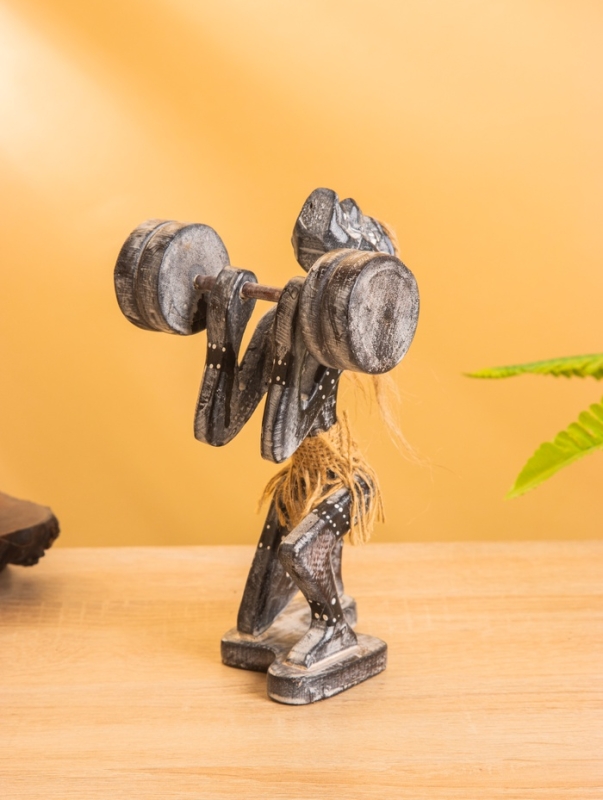 Сувенир «Аборигены силач», 11×11×18 см, дерево Сувенир «Аборигены силач», 11×11×18 см, дерево