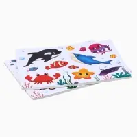 Игрушки - стикеры для купания в ванне &laquo;На море&raquo;, EVA, набор 12 шт.