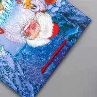 Пакет подарочный новогодний ламинированный, &laquo;Дед Мороз&raquo;, 26&times;12&times;32 см