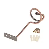 Крючок - держатель для штор на стену CAPPIO KS044, металлический, цвет медь, 2 шт Крючок - держатель для штор на стену CAPPIO KS044, металлический, цвет медь, 2 шт