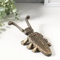 Сувенир чугун съемник для снятия обуви "Жук-скарабей" 22х10х5,8 см