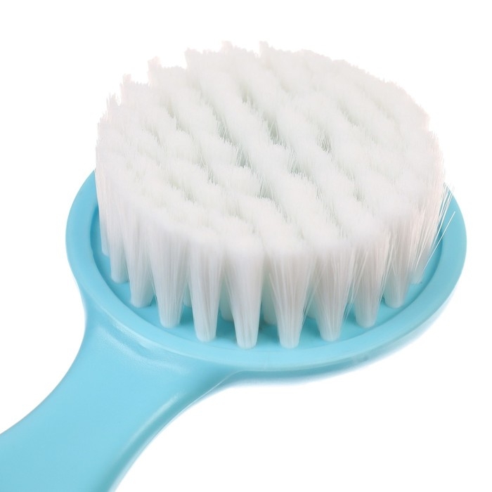 Расчёска детская + массажная щётка для волос, от 0 мес., цвет бирюзовый Расчёска детская + массажная щётка для волос, от 0 мес., цвет бирюзовый