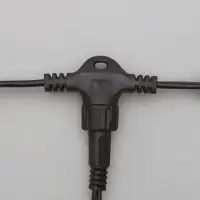 Гирлянда &laquo;Занавес&raquo; 2&times;3 м, IP44, УМС, тёмная нить, 760 LED, свечение белое, 220 В