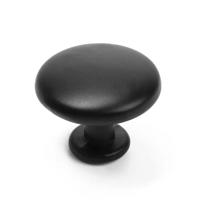 Ручка кнопка WAVE ТУНДРА РК120BL, черная Ручка кнопка WAVE ТУНДРА РК120BL, черная