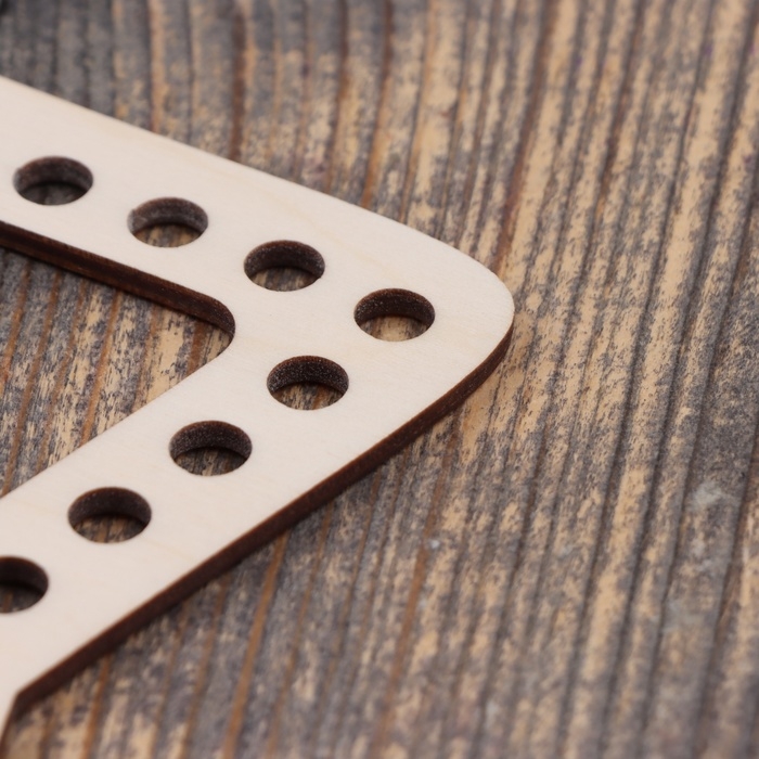 Заготовка для вязания Звезда, фанера 20,5х20,5 см, д 8 мм