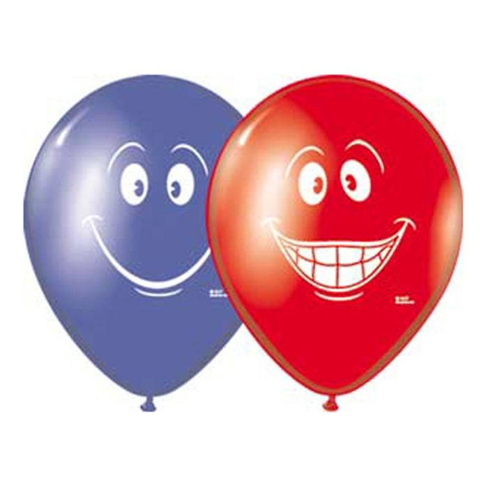 Шар латексный 14 Шар латексный 14" «Улыбка», набор 50 шт., цвета МИКС