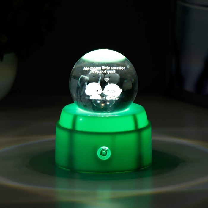 Ночник Ночник "Шар" LED USB АКБ МИКС 9х9х11 см RISALUX