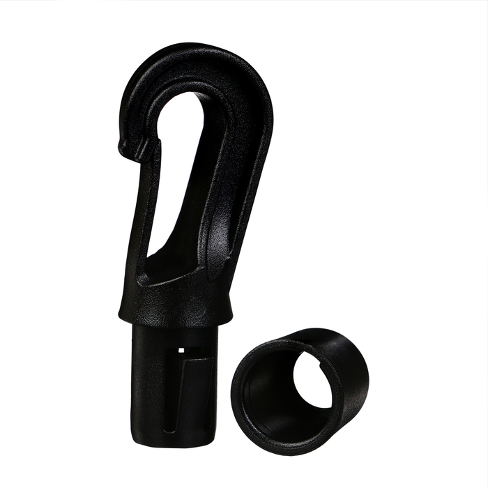 Крючок с креплением для шнура, d = 10 мм, набор 10 шт. Крючок с креплением для шнура, d = 10 мм, набор 10 шт.