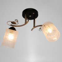 Люстра 1188/2 E27 40Вт золото-черный 48х15х24 см BayerLux