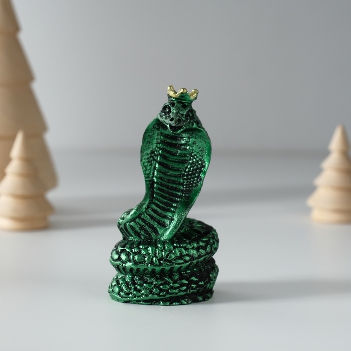 Сувенир полистоун Сувенир полистоун "Королевская кобра" МИКС 4х3,5х7,5 см