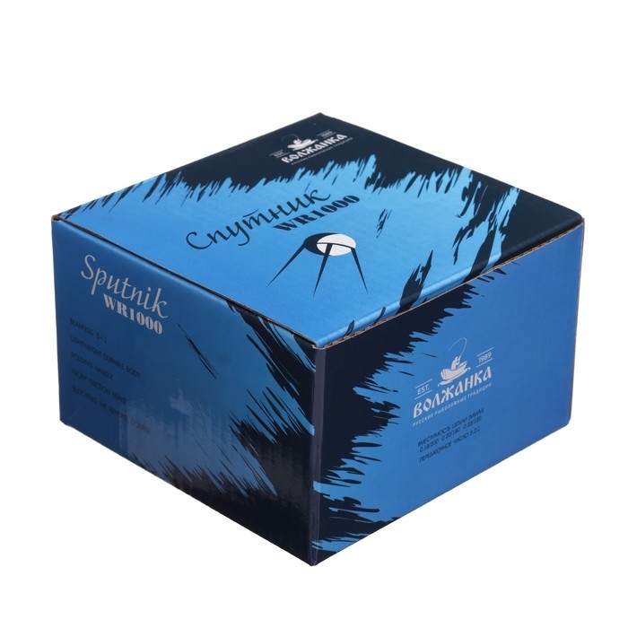 Катушка б/ин  Катушка б/ин "Спутник" WR 1000, 3 подшипника, 5.2:1, передний фрикцион