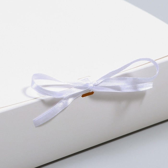 Коробка складная, белая, 24 х 24 x 6 см Коробка складная, белая, 24 х 24 x 6 см