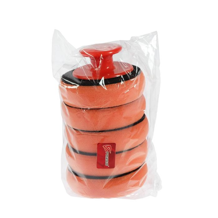 Круг с адаптером TORSO, для ручной полировки, 100 мм, набор 5 шт