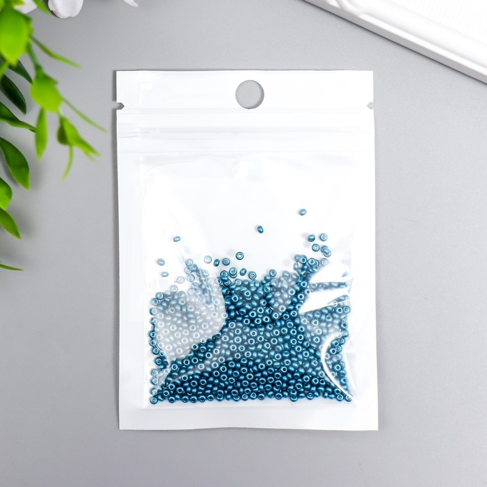 Бисер стекло 11/0  Бисер стекло 11/0 "Металлик. Синяя сталь" 10 гр