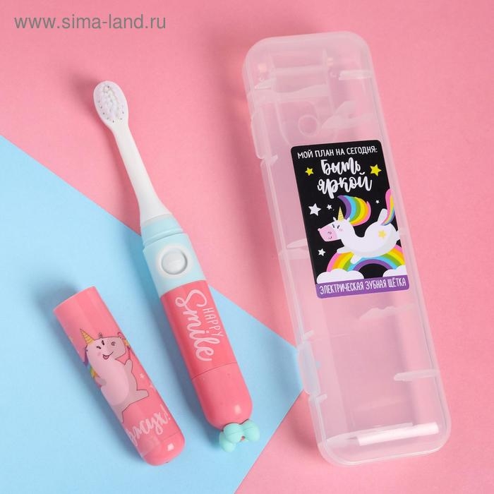 Зубная щётка детская электрическая «Вжух», LP-004, 19,2 х 5,5 см. Зубная щётка детская электрическая «Вжух», LP-004, 19,2 х 5,5 см.