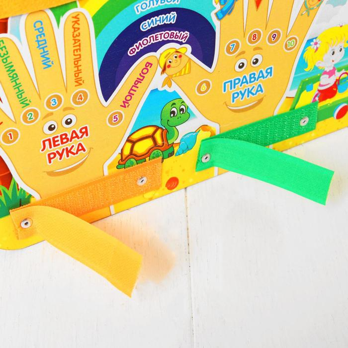 Бизиборд «Право-лево», шнурок в комплекте, МИКС Бизиборд «Право-лево», шнурок в комплекте, МИКС