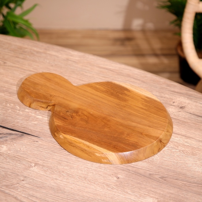 Блюдо, тиковое дерево 25х2х35 см Блюдо, тиковое дерево 25х2х35 см