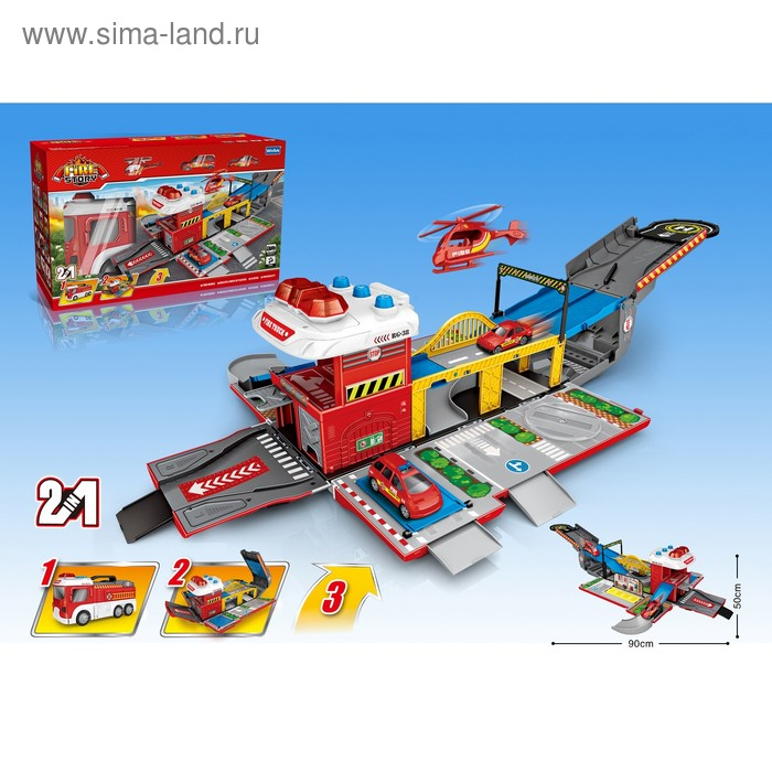 Парковка &laquo;Пожарная служба&raquo;, свет и звук