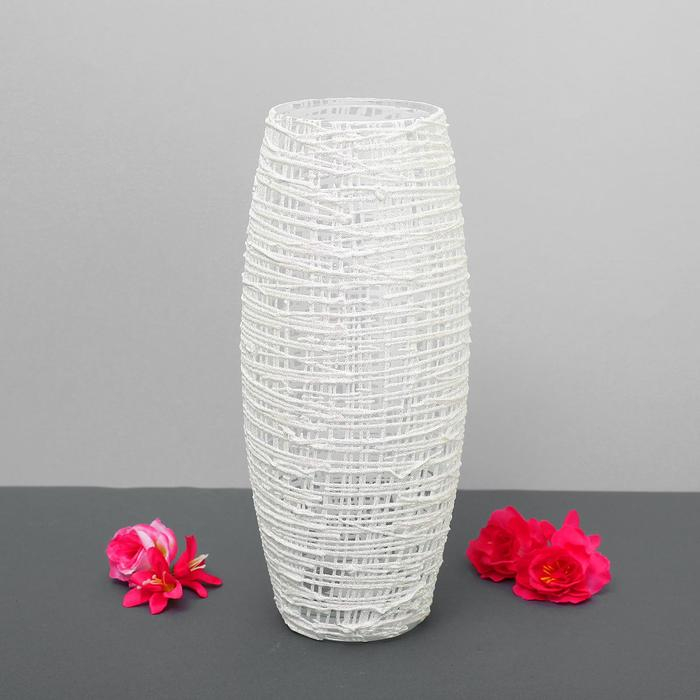 Ваза Ваза "Узор нити" 8х11х25 см