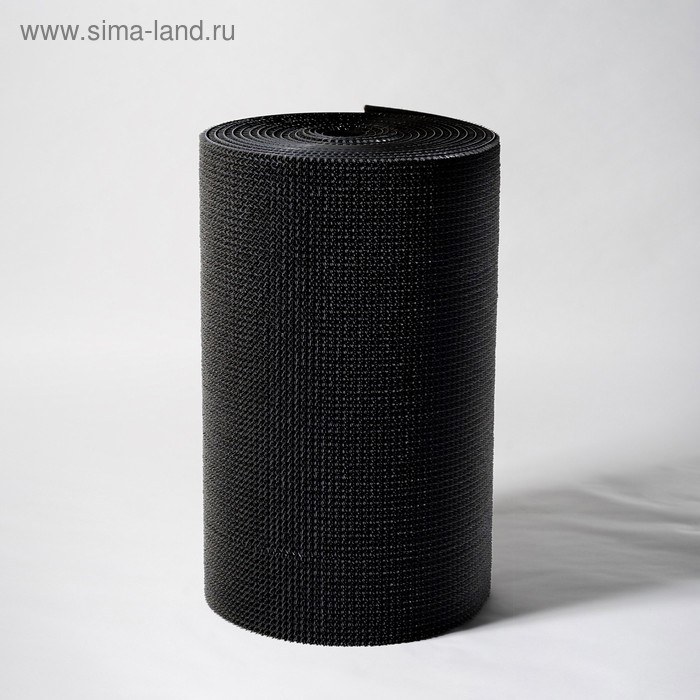 Покрытие ковровое щетинистое «Травка», 0,9×15 м, в рулоне, цвет чёрный Покрытие ковровое щетинистое «Травка», 0,9×15 м, в рулоне, цвет чёрный