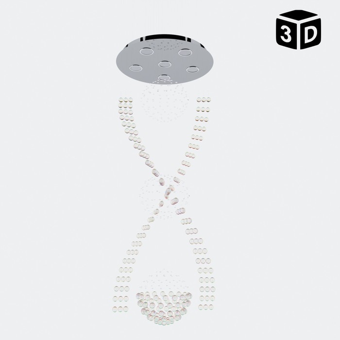 Светильник каскад Светильник каскад "Изольда" 6xLED хром 50х50х155см BayerLux