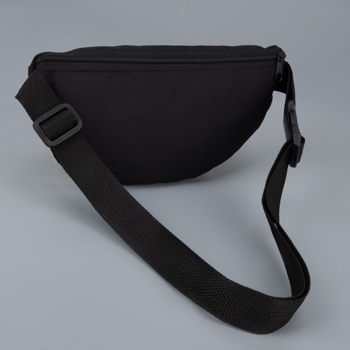 Сумка на пояс «Ротик off», 32х8х15 см, отд на молнии, цвет чёрный Сумка на пояс «Ротик off», 32х8х15 см, отд на молнии, цвет чёрный