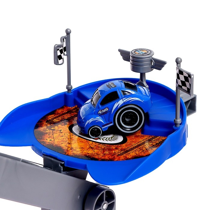 Автотрек-парковка «Крутая петля», с запуском, 2 в 1