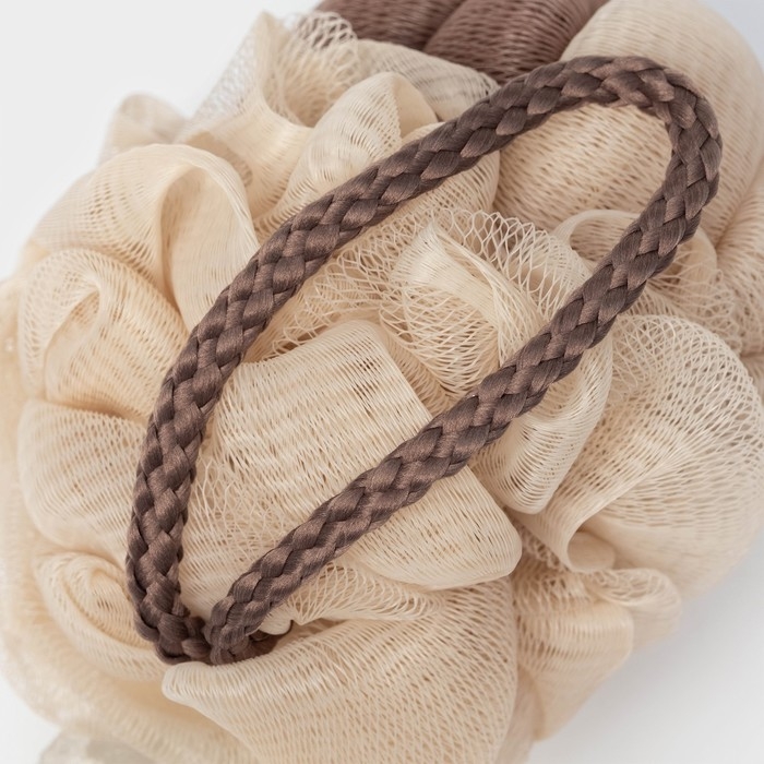 Мочалка для тела SAVANNA, 50 гр, цвет коричневый Мочалка для тела SAVANNA, 50 гр, цвет коричневый