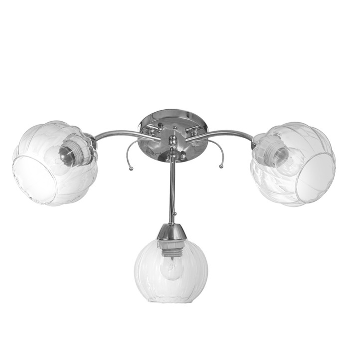 Люстра Люстра "Челси" 3х40Вт Е27 Хром 53х53х20см