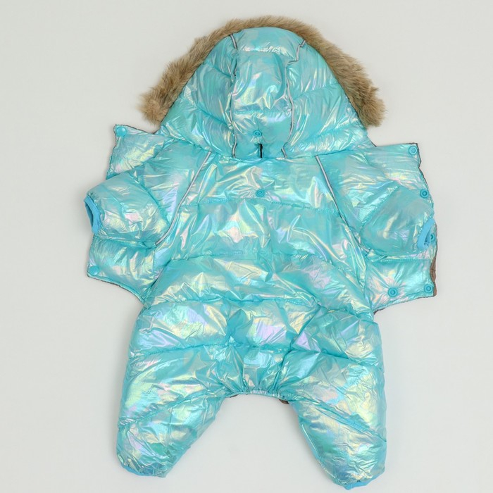 Комбинезон Комбинезон "Глянец", размер 8 (ДС 23, ОГ 30, ОГ 22), голубой