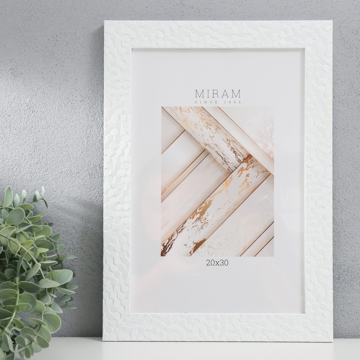 Фоторамка пластик Фоторамка пластик "МИРАМ" 20х30 см, 651660-8, (пластиковый экран)