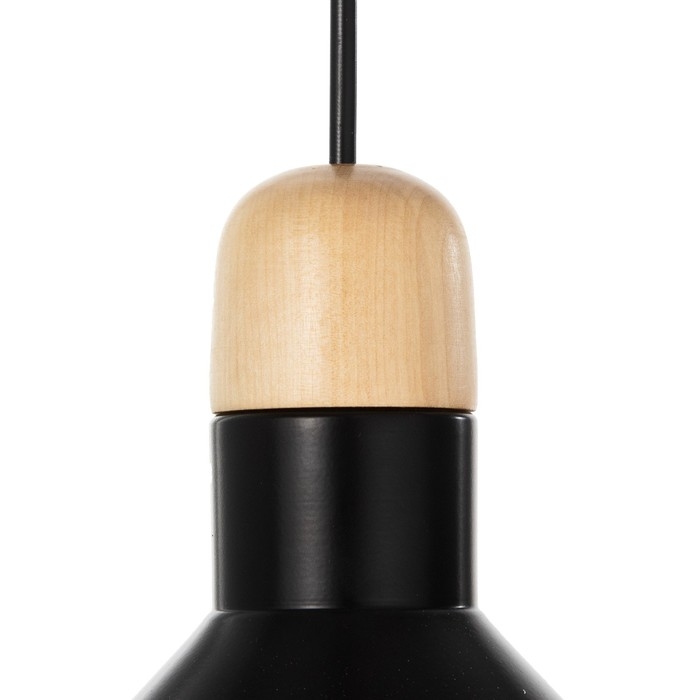 Люстра BayerLux Подвес BayerLux Люстра BayerLux Подвес BayerLux "Пума" 1х40Вт Е27 черный/коричневый 12х12х70см