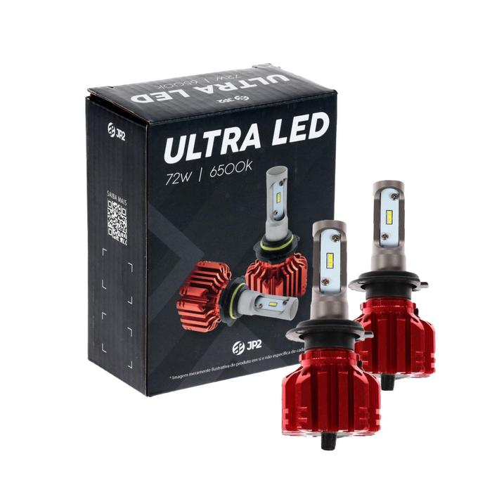 Автолампа светодиодная Н7, 72 Вт, 5000 Лм, 6500 К, IP65, набор 2 шт Автолампа светодиодная Н7, 72 Вт, 5000 Лм, 6500 К, IP65, набор 2 шт